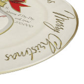 Kerst Ornament (gepersonaliseerde foto Bord) Snijplank (Hoek)