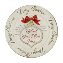 Kerst Ornament (gepersonaliseerde foto Bord) Snijplank