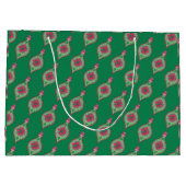 Kerst ornament geschenkzak groot cadeauzakje (Achterkant)