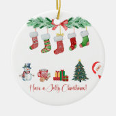 Kerst ornament - Heb een vrolijke kerst (Voorkant)