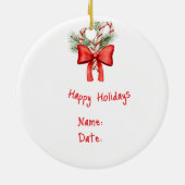 Kerst ornament - Heb een vrolijke kerst (Achterkant)