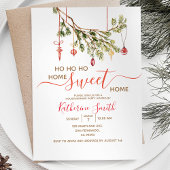 Kerst Ornament Housewarming Feest Kaart