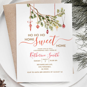 Kerst Ornament Housewarming Party Kaart