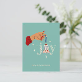 Kerst Ornament Joy Feestdagenkaart