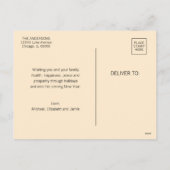 Kerst Ornament Joy Feestdagenkaart (Achterkant)