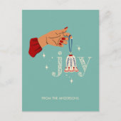 Kerst Ornament Joy Feestdagenkaart (Voorkant)