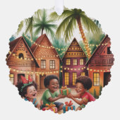 Kerst Ornament Kaart (Voorkant)