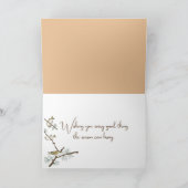 Kerst Ornament Lens Bal Feestdagen Kaart (Binnen)