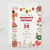 Kerst ornament leuk  kaart (Voorkant)