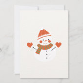 Kerst ornament leuk  kaart (Achterkant)