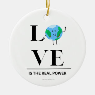 Kerst Ornament - Liefde is de echte kracht