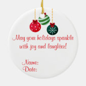 Kerst ornament – Maak er een heerlijke kerst van (Achterkant)