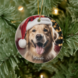 Kerst Ornament met hond.