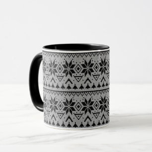 Kerst ornament noordse winter Scandinavische Noors Mok