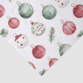 Kerst ornament patroon rustieke waterverf vibe tissuepapier (Detail)