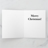 Kerst Ornament Rood met gouden Twinkle Lights Kaart (Binnen)