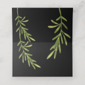 Kerst ornament | Rood | Ontvangst van weddenschapp Plaatskaartje (Binnenkant ongevouwen)