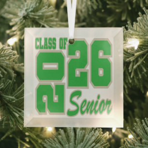 Kerst Ornament Senior 2026 Glas Ornament