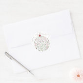 Kerst Ornament Sticker (Envelop)