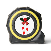 Kerst ornament tape maatregel, geel