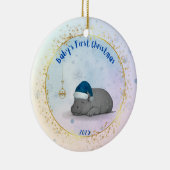 Kerst Ornament voor Baby's Eerste Kerstmis Dwergni (Rechts)