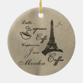 Kerst Ornament voor Koffieliefhebbers (Achterkant)