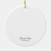 Kerst Ornament voor Peuters | Tator Tot Voedselgra (Achterkant)
