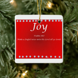 kerst ornament -Vreugde