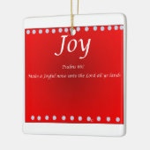 kerst ornament -Vreugde (Links)