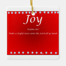kerst ornament -Vreugde