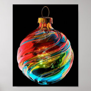 Kerst Ornament X-mas Familie Kunst Kerst Orna Poster