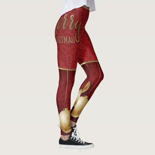 Kerst Ornamente Broek Leggings (Rechts)