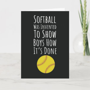 Kerst Ornamente Softbal Kaarten Voor Team Speler