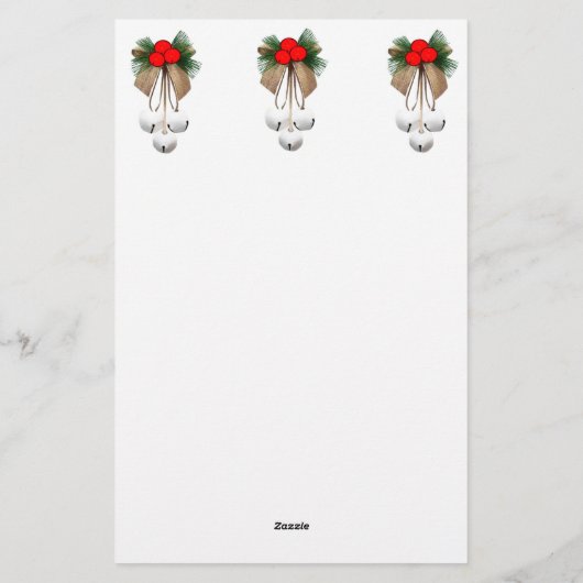 Kerst ornamenten briefpapier (Achterkant)