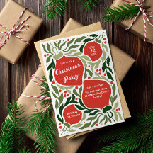 Kerst Ornamenten en Foliage Holiday Party