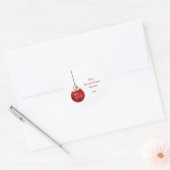Kerst Ornamenten Gepersonaliseerd Kerst sticker (Envelop)