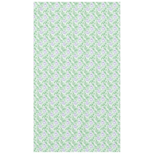 Kerst ornamenten groen paarse toiletpapier tafelkleed (Voorkant)