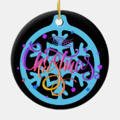 Kerst, ornamenten Kerstbal 13 Zwart BG (Achterkant)
