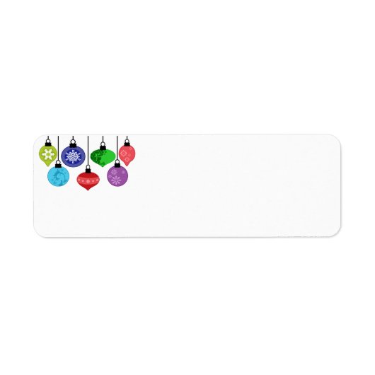 Kerst Ornamenten Label (Voorkant)