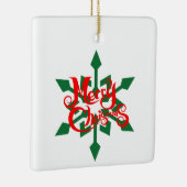 Kerst, ornamenten met sneeuwvlok 08 (Rechts)