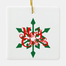 Kerst, ornamenten met sneeuwvlok 08