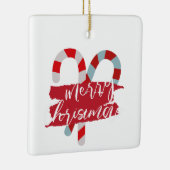 Kerst, ornamenten met snoep stick 06 (Rechts)