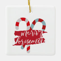 Kerst, ornamenten met snoep stick 06