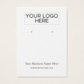 Kerst Ornamenten Oorbel Display Kaart (Voorkant)