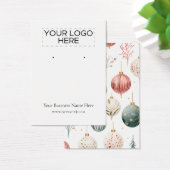 Kerst Ornamenten Oorbel Display Kaart (Bureau)