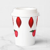 Kerst ornamenten papier beker (Rechts)