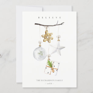 Kerst Ornamenten Ster Cookie Chime Geloof Feestdagenkaart