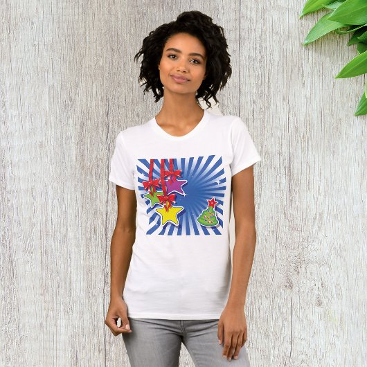 Kerst Ornamenten Vrouwen T-shirt
