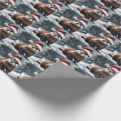 Kerst otter inpakpapier (Hoek)