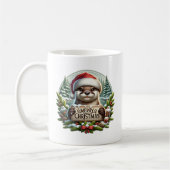 Kerst Otter Koffiemok (Links)